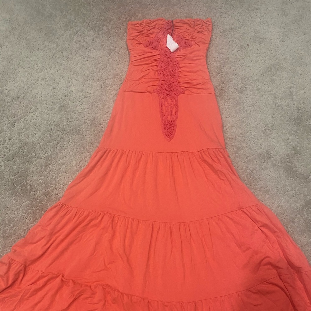 Sky tube tup crochet chest mermaid summer dress